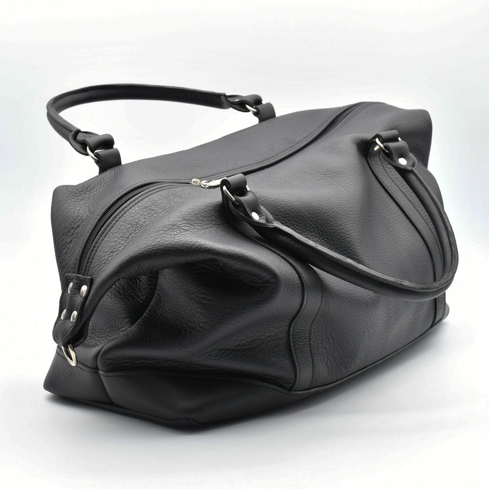 luisa-paix-o-sac-voyage-cuir-noir-47cm-cabine-week-end image 4
