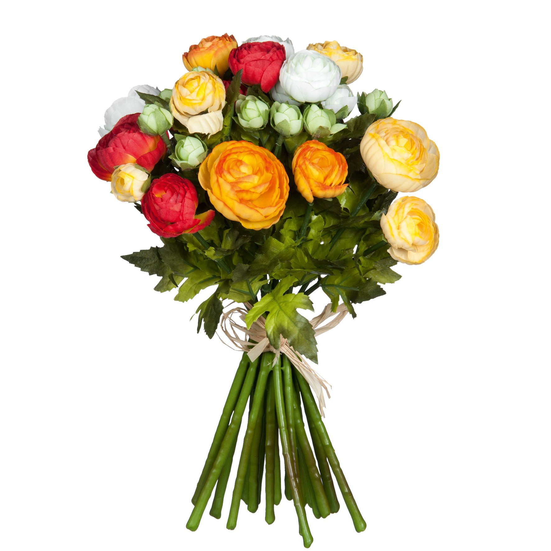mica-decorations-renoncule-bouquet-fleurs-artificielles-orange-35-cm image 1