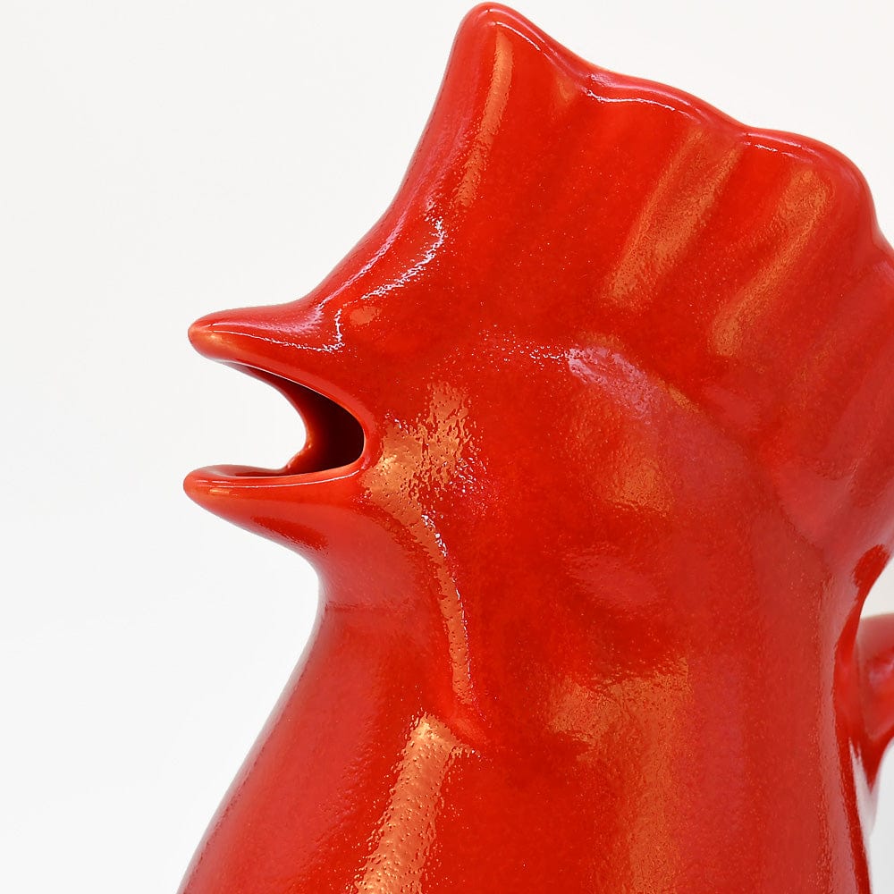 luisa-paix-o-vaisselle-portugaise-carafe-coq-c-ramique-rouge-1l image 4