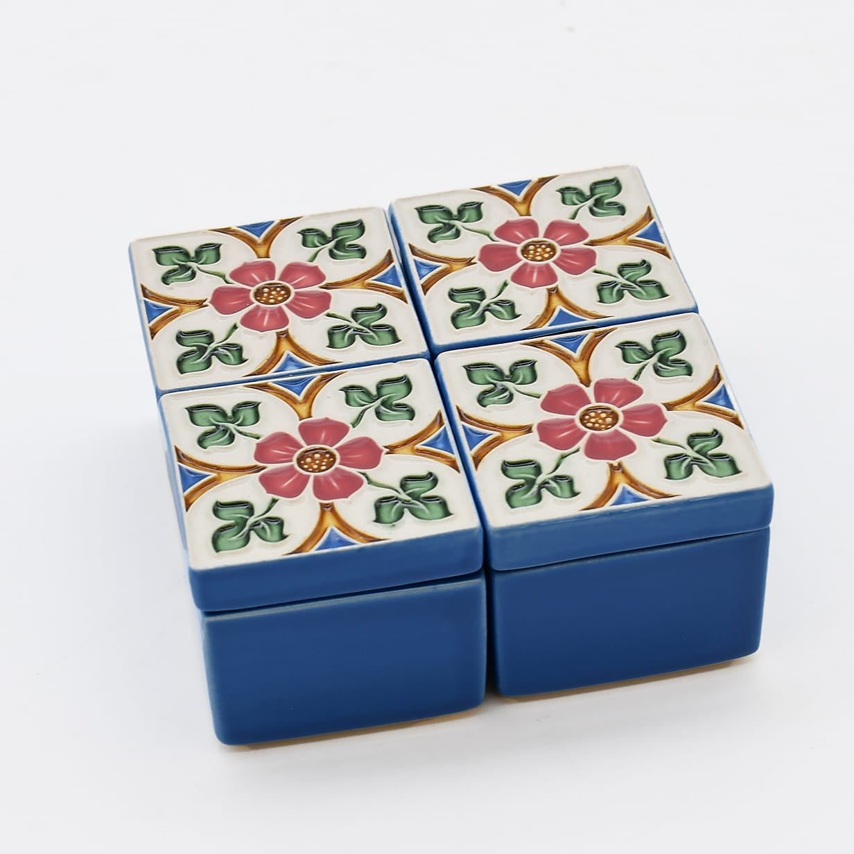 luisa-paix-o-azulejos-bo-te-c-ramique-turquoise-6x6cm-li-ge image 2