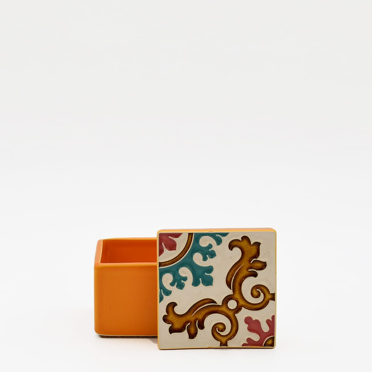 luisa-paix-o-azulejos-bo-te-c-ramique-orange-6x6cm image 1