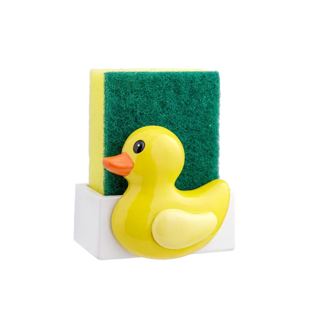 baroni-home-cucina-porte-ponge-cuisine-canard-jaune-8-5x7x12-cm image 1