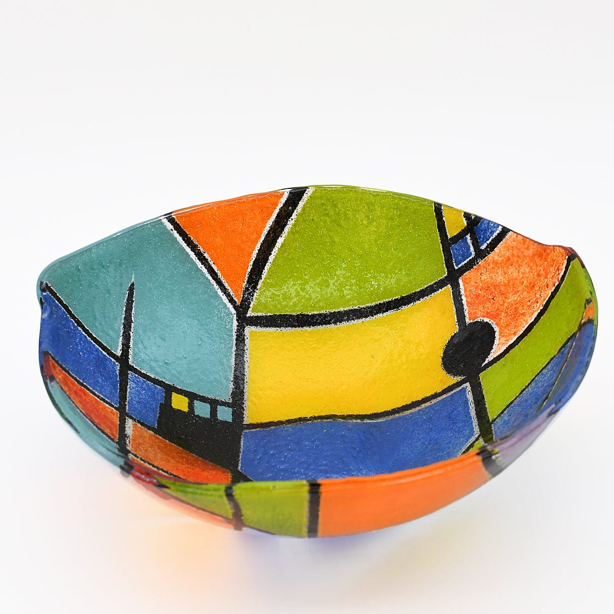 luisa-paix-o-saladier-verre-marinha-grande-20cm-fait-main image 4
