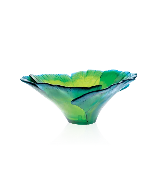 daum-univers-v-g-tal-ginkgo-coupe-haute-verte-cristal image 1