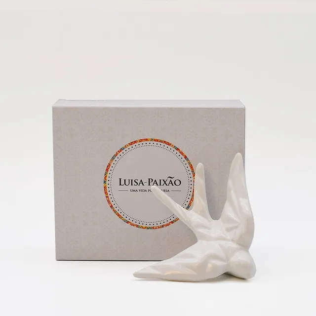 luisa-paix-o-hirondelle-stylis-e-c-ramique-blanche-coffret-10-cm image 1