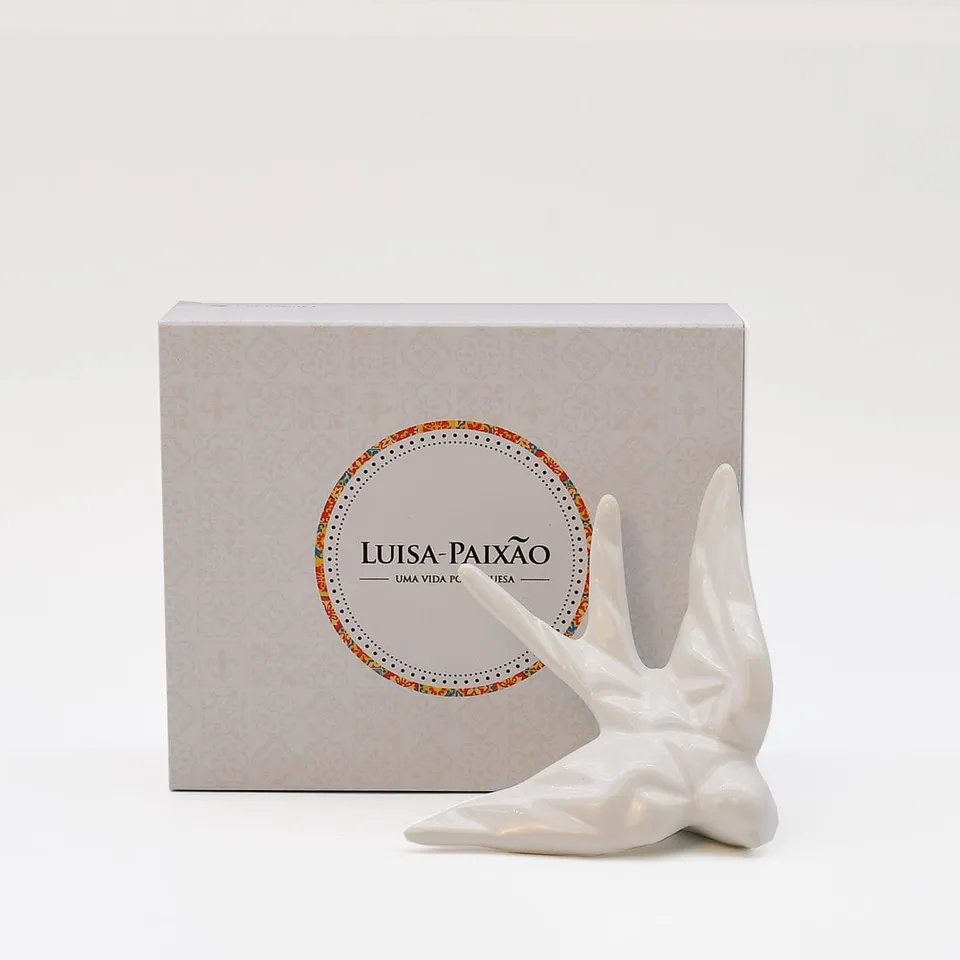 luisa-paix-o-hirondelle-stylis-e-c-ramique-blanche-coffret-10-cm image 1