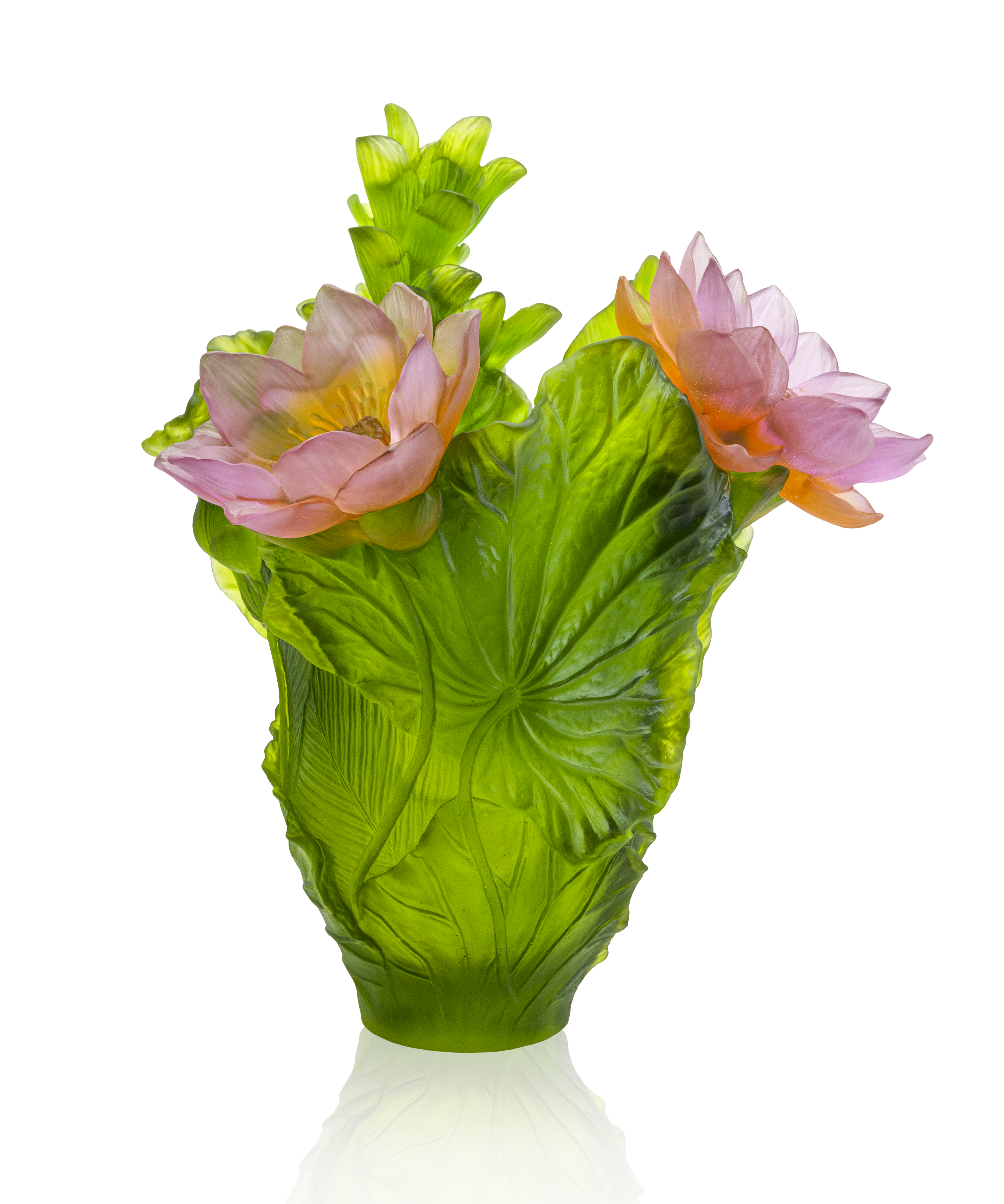 daum-univers-v-g-tal-jardin-de-lotus-vase-magnum-99-ex image 1
