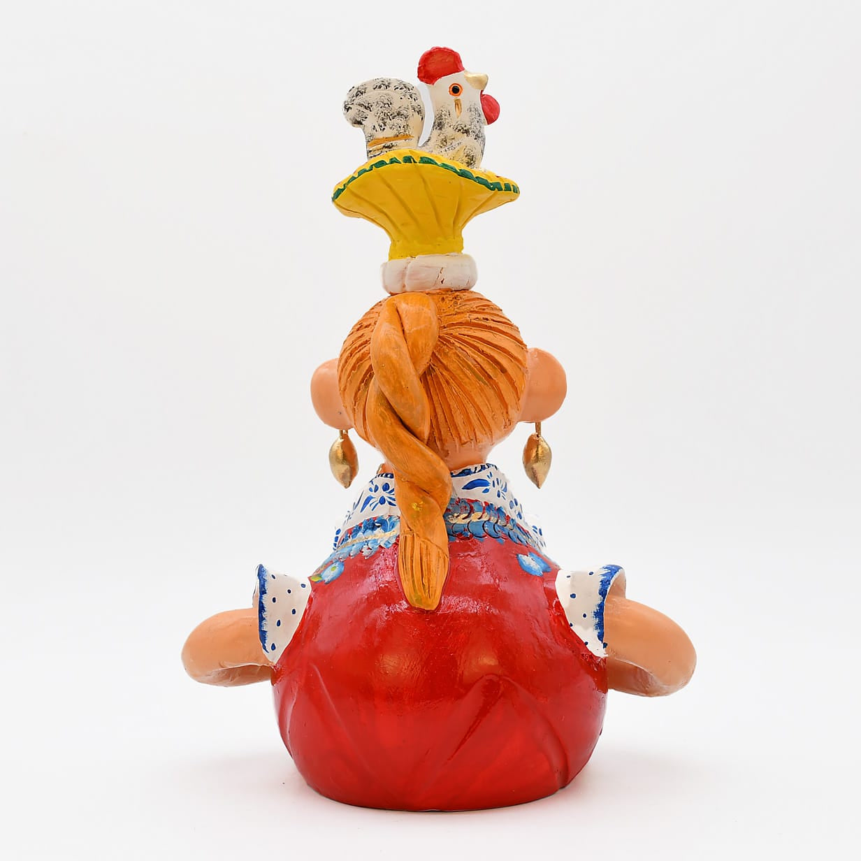 luisa-paix-o-boneca-barriguda-25-cm-figurine-c-ramique-pi-ce-unique image 6