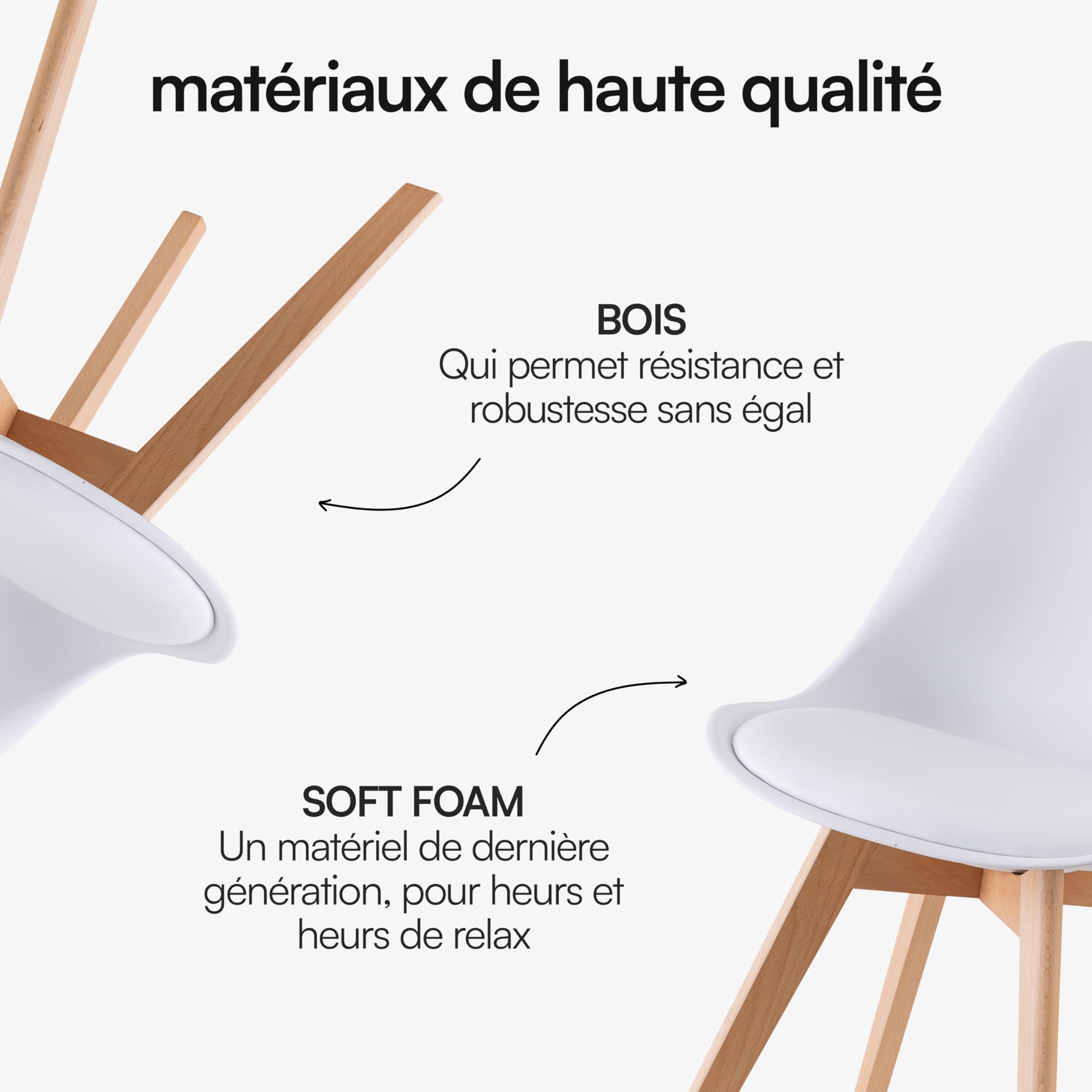 baroni-home-sedie-chaise-salle-manger-blanche-pieds-bois-50-cm image 5