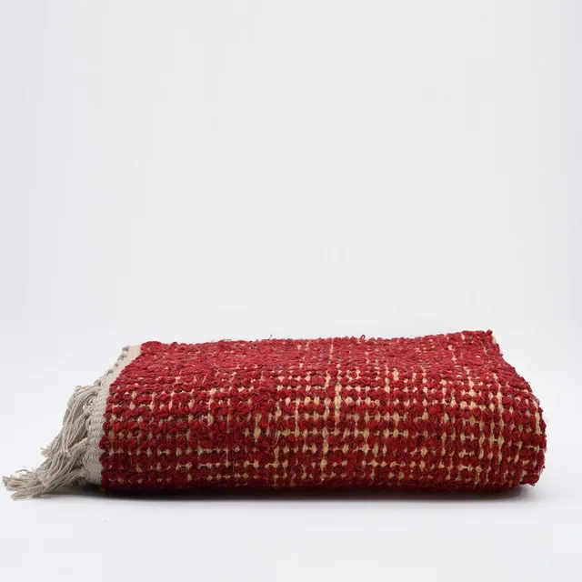 luisa-paix-o-tapis-artisanal-sisal-coton-160x95-bordeaux image 1