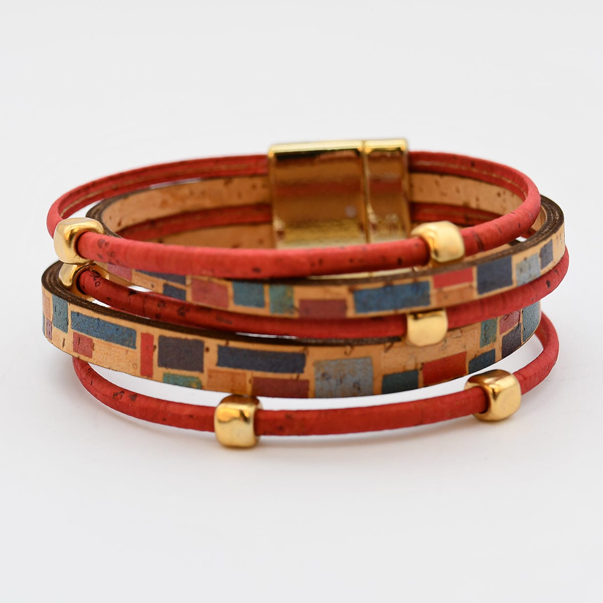 luisa-paix-o-bracelet-li-ge-naturel-4-lani-res-dor-21-cm image 5