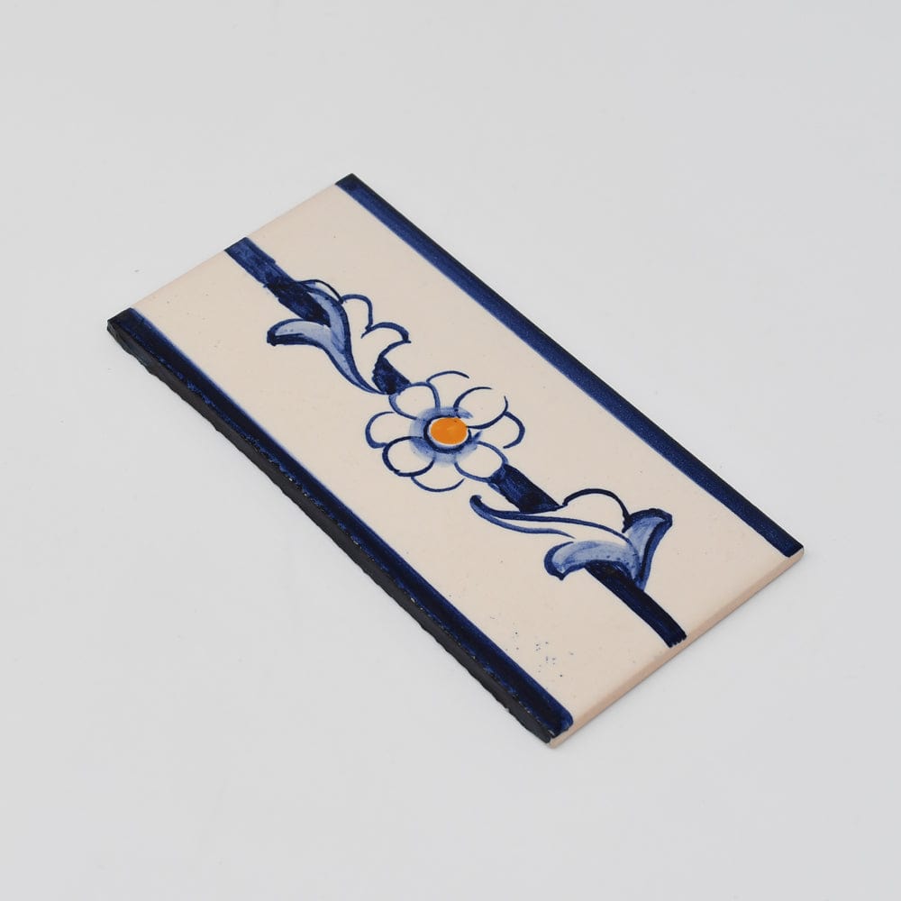 luisa-paix-o-frise-azulejo-15x7-5cm-fa-ence-peinte-main-2 image 3