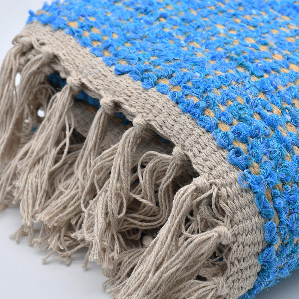 luisa-paix-o-tapis-sisal-coton-turquoise-160x95-cm image 2