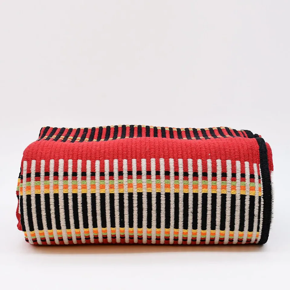 luisa-paix-o-linge-portugal-plaid-manta-mira-aire-coton-rouge image 1