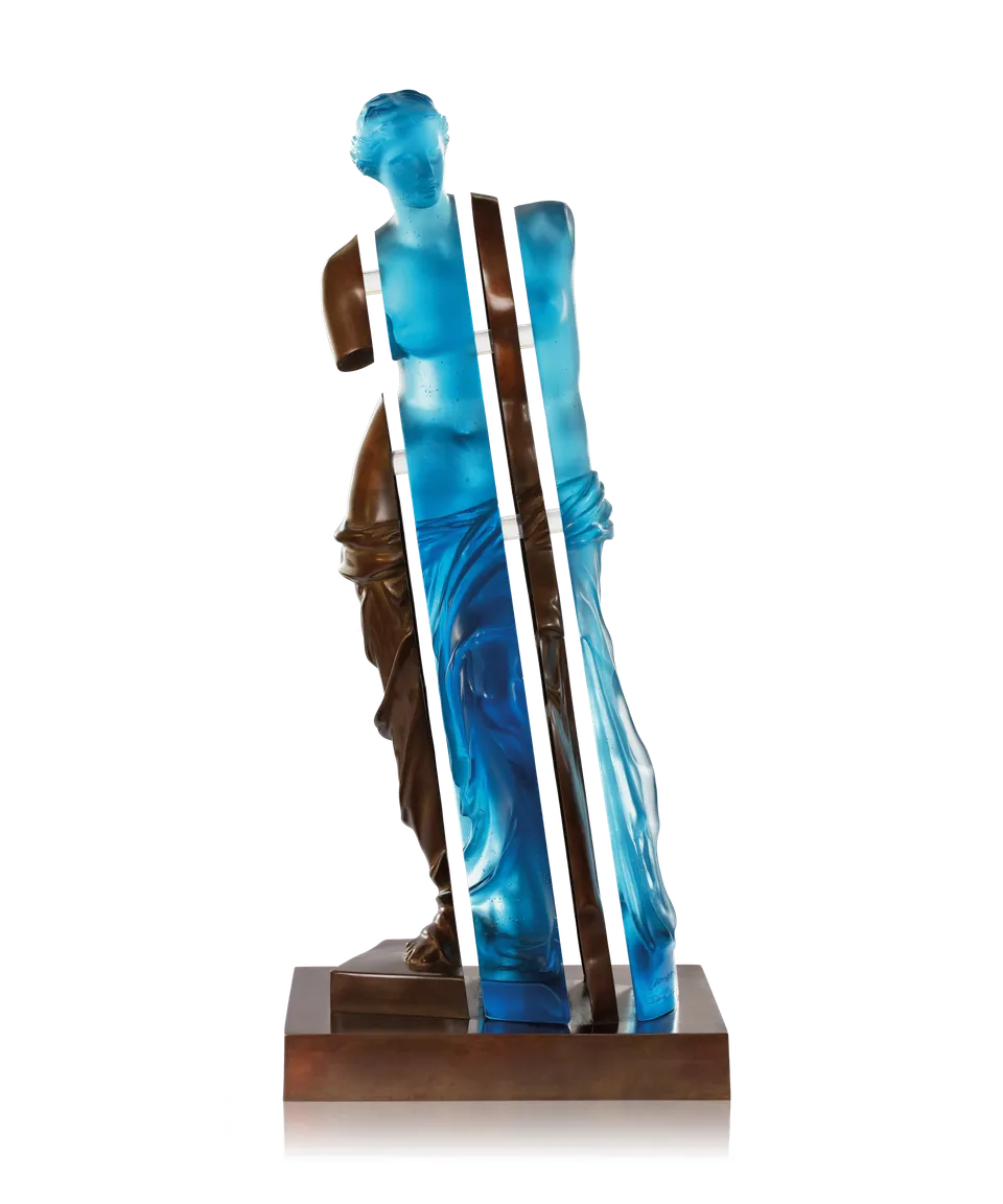 daum-univers-f-minin-l-me-de-v-nus-sculpture-bleue-bronze image 1