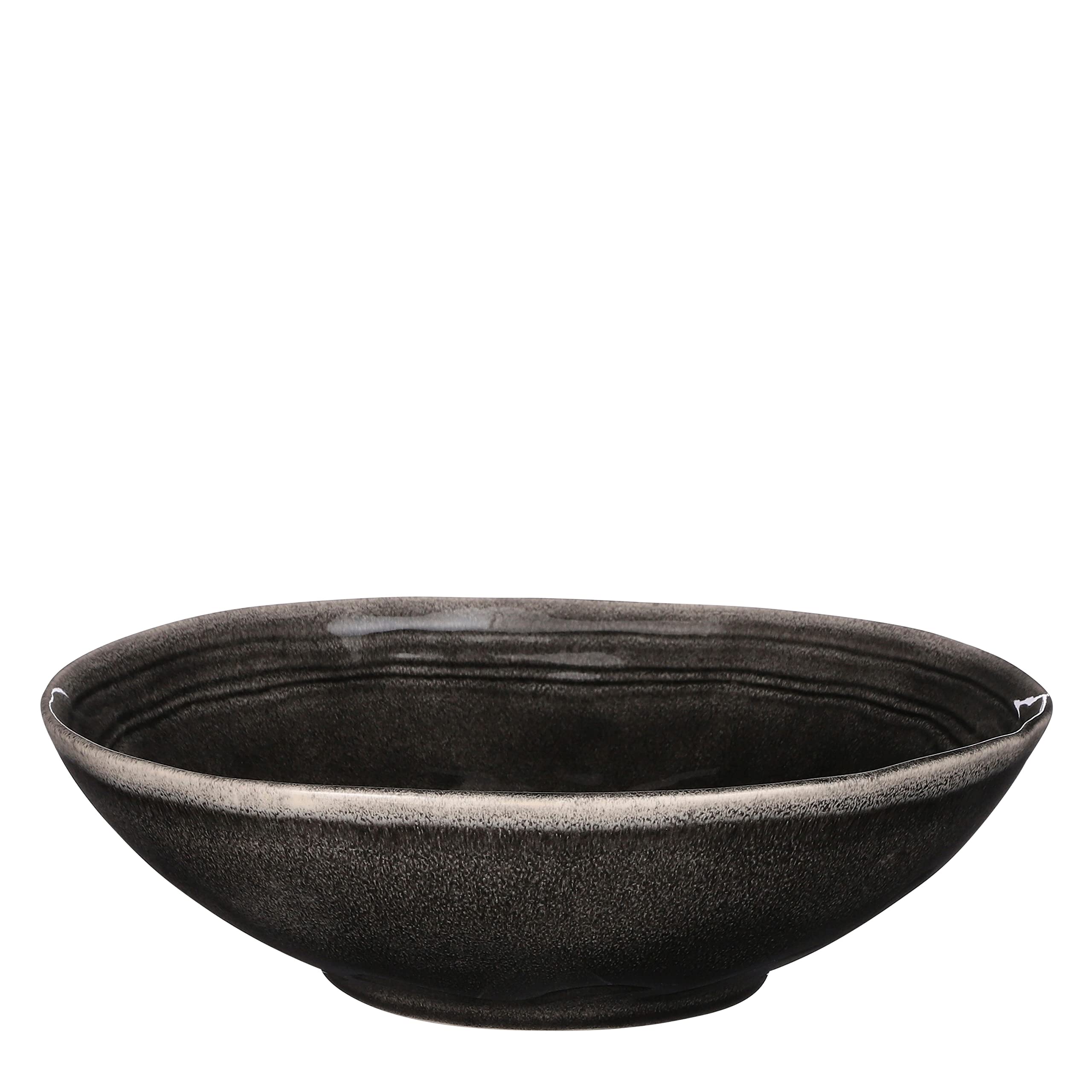 mica-tabo-dish-saladier-noir-9x30-5-cm-c-ramique image 1