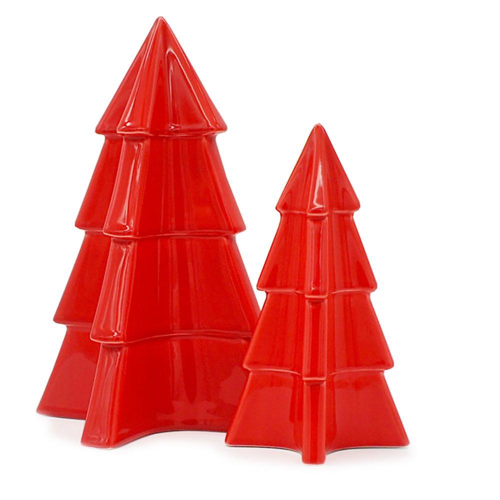 luisa-paix-o-sapin-c-ramique-rouge-d-coration-28cm image 1