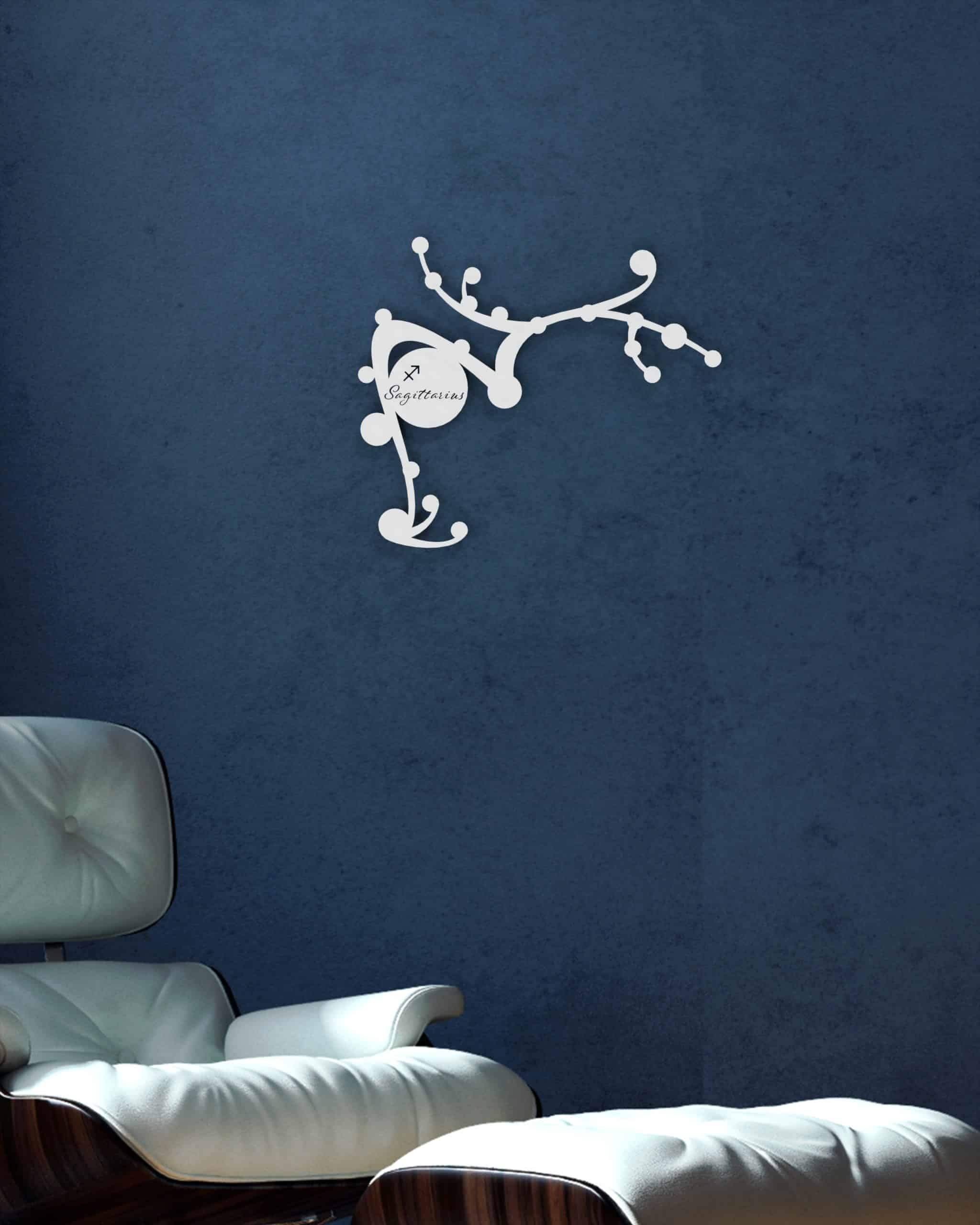 je-suis-art-signes-du-zodiaque-sagittaire-d-coration-murale-m-tal image 4