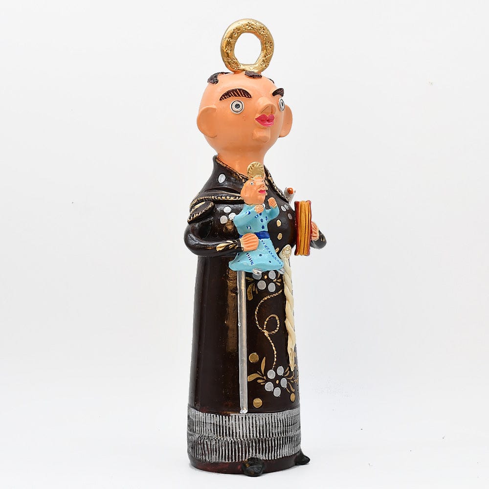 luisa-paix-o-s-o-ant-nio-50cm-statuette-c-ramique-pi-ce-unique image 6
