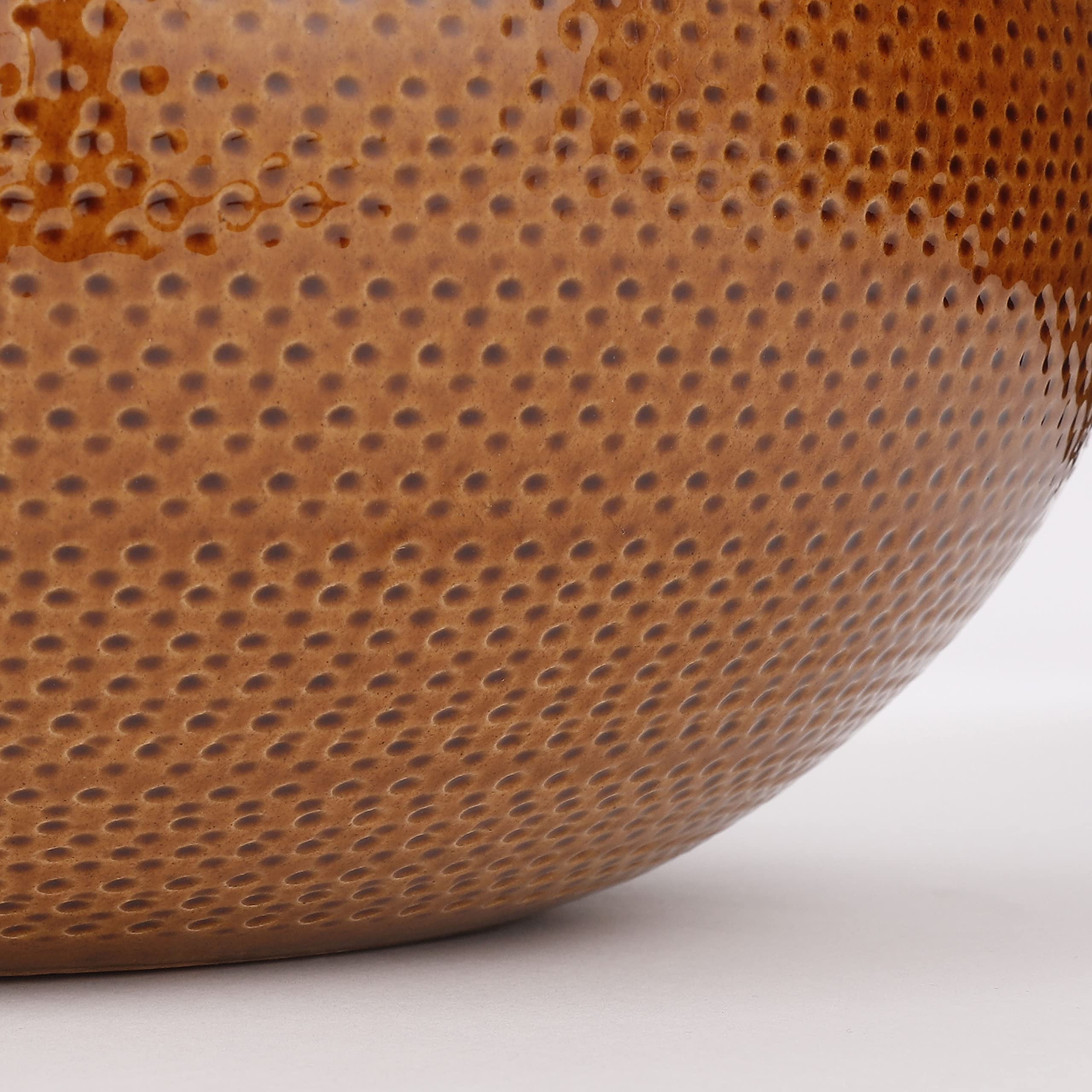 mica-decorations-gabriel-bol-plantes-c-ramique-ocre-h16-x-32-cm image 3