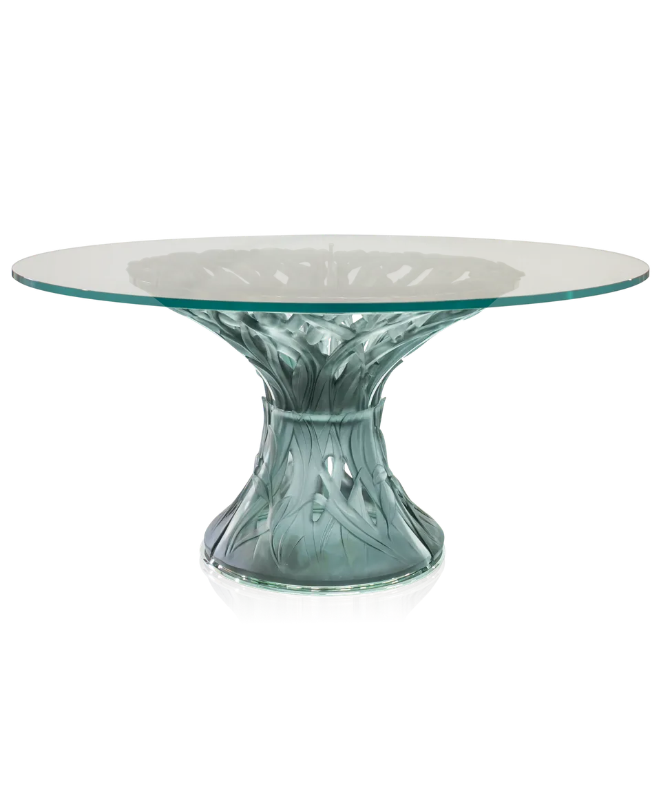 daum-v-g-tale-table-6-l-ments-bleu-gris-mobilier-cristal image 1