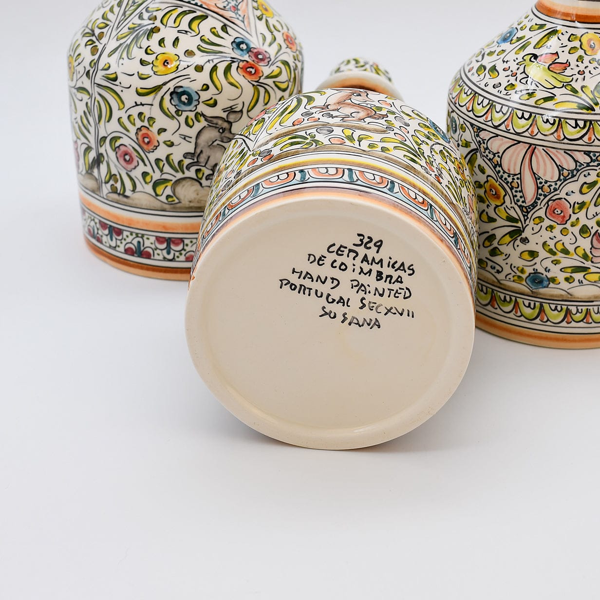 luisa-paix-o-coimbra-carafe-c-ramique-29-cm-florale image 8