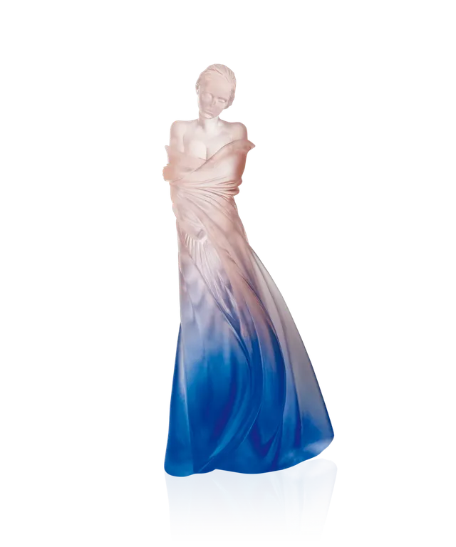 daum-l-hiver-en-soi-deville-chabrolle-sculpture-bleu-rose image 1