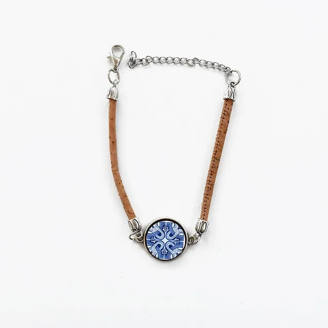 luisa-paix-o-azulejo-bracelet-coton-naturel image 1