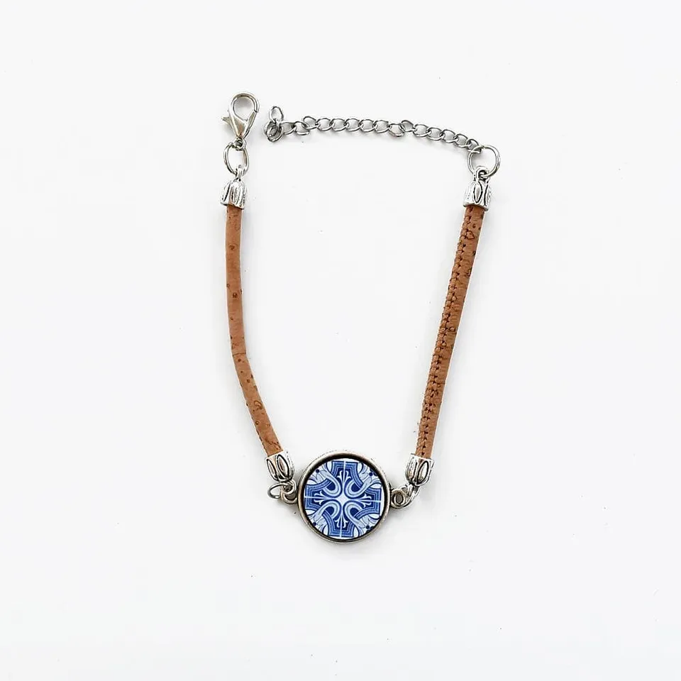 luisa-paix-o-azulejo-bracelet-coton-naturel image 1