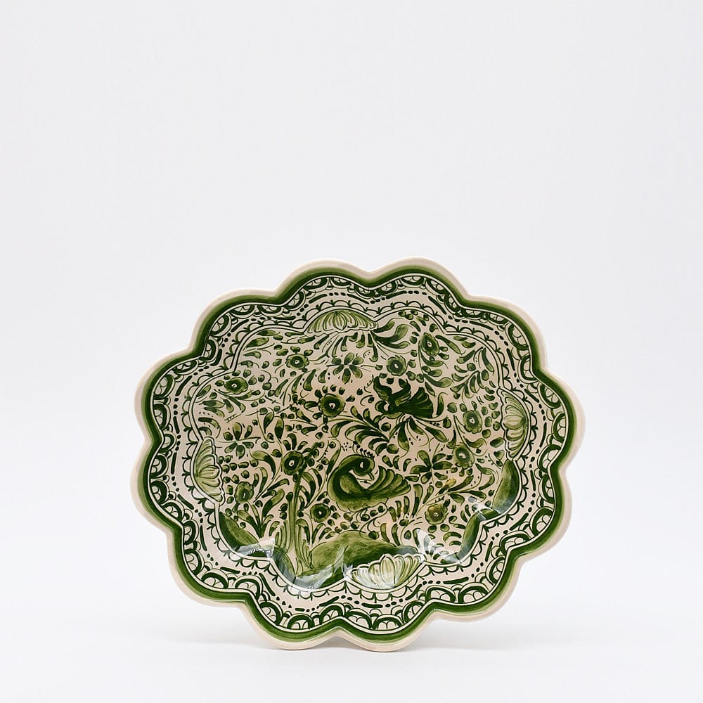 luisa-paix-o-coimbra-saladier-c-ramique-vert-24cm image 1