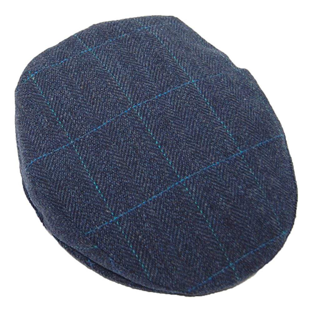 luisa-paix-o-accessoires-du-portugal-casquette-tweed-bleu-laine image 2
