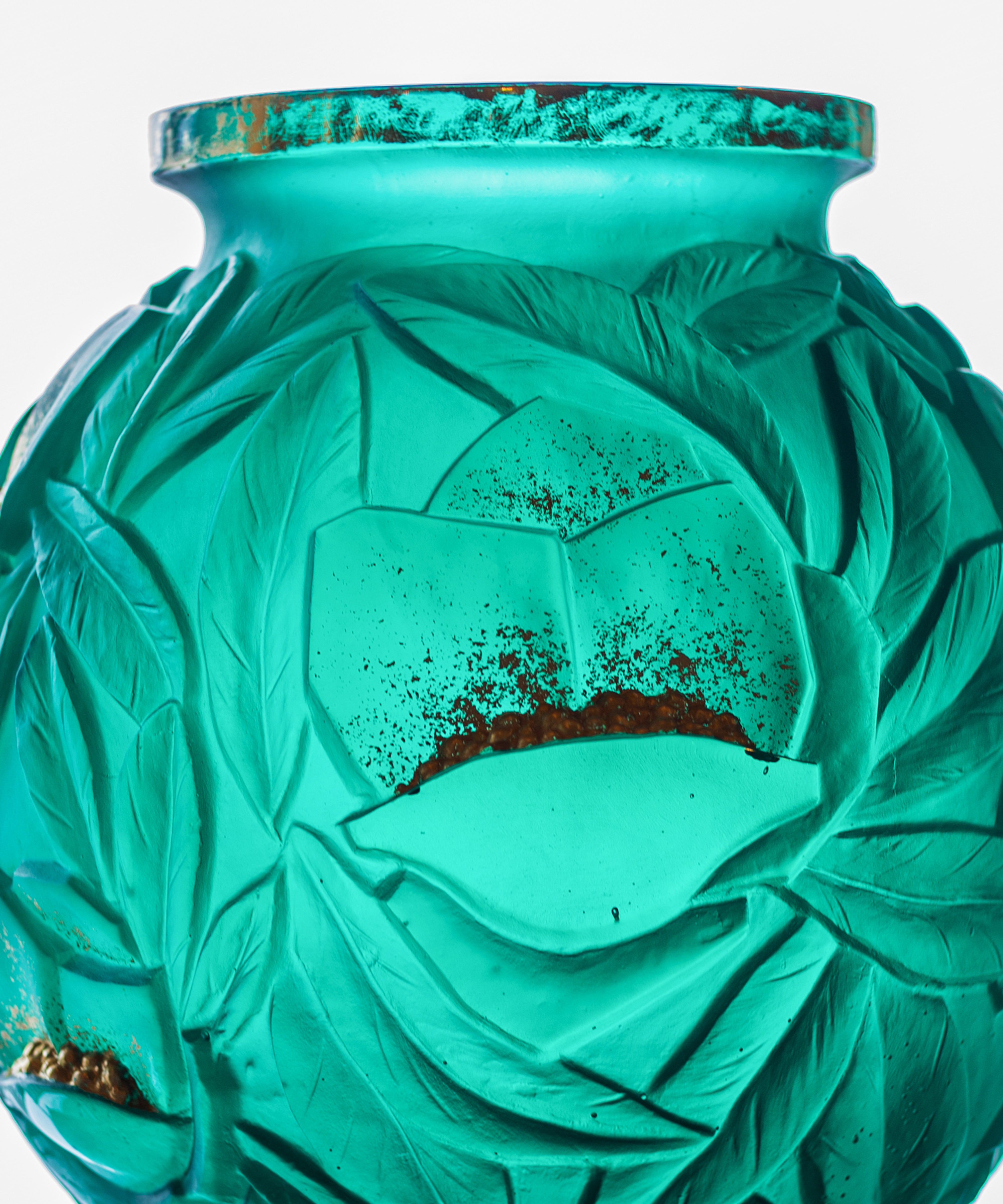 daum-empreinte-vase-grand-mod-le-vert-or-75ex image 5