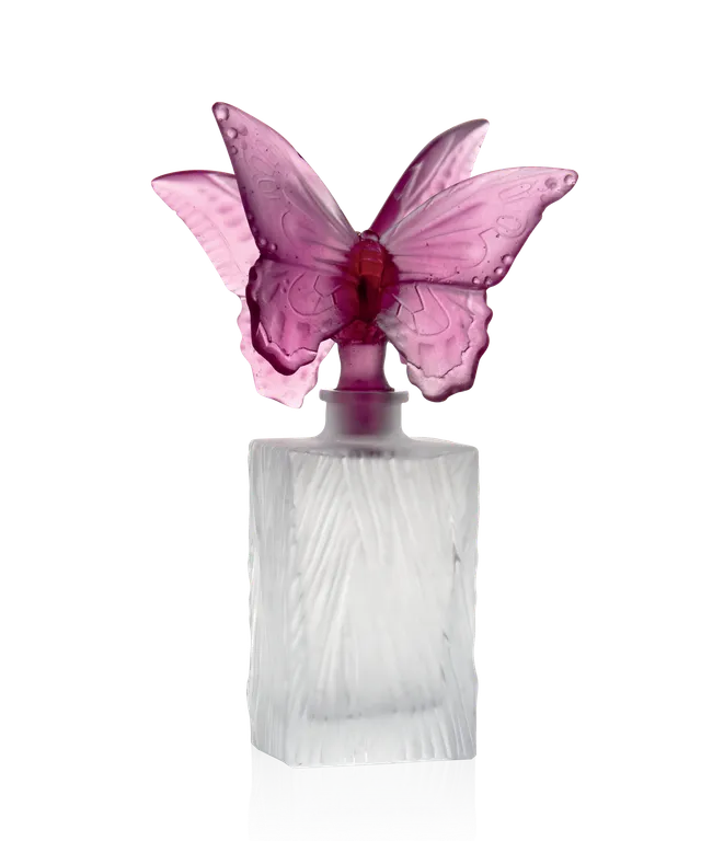 daum-d-coration-cristal-flacon-prestige-papillons-flacon-de-parfum image 1