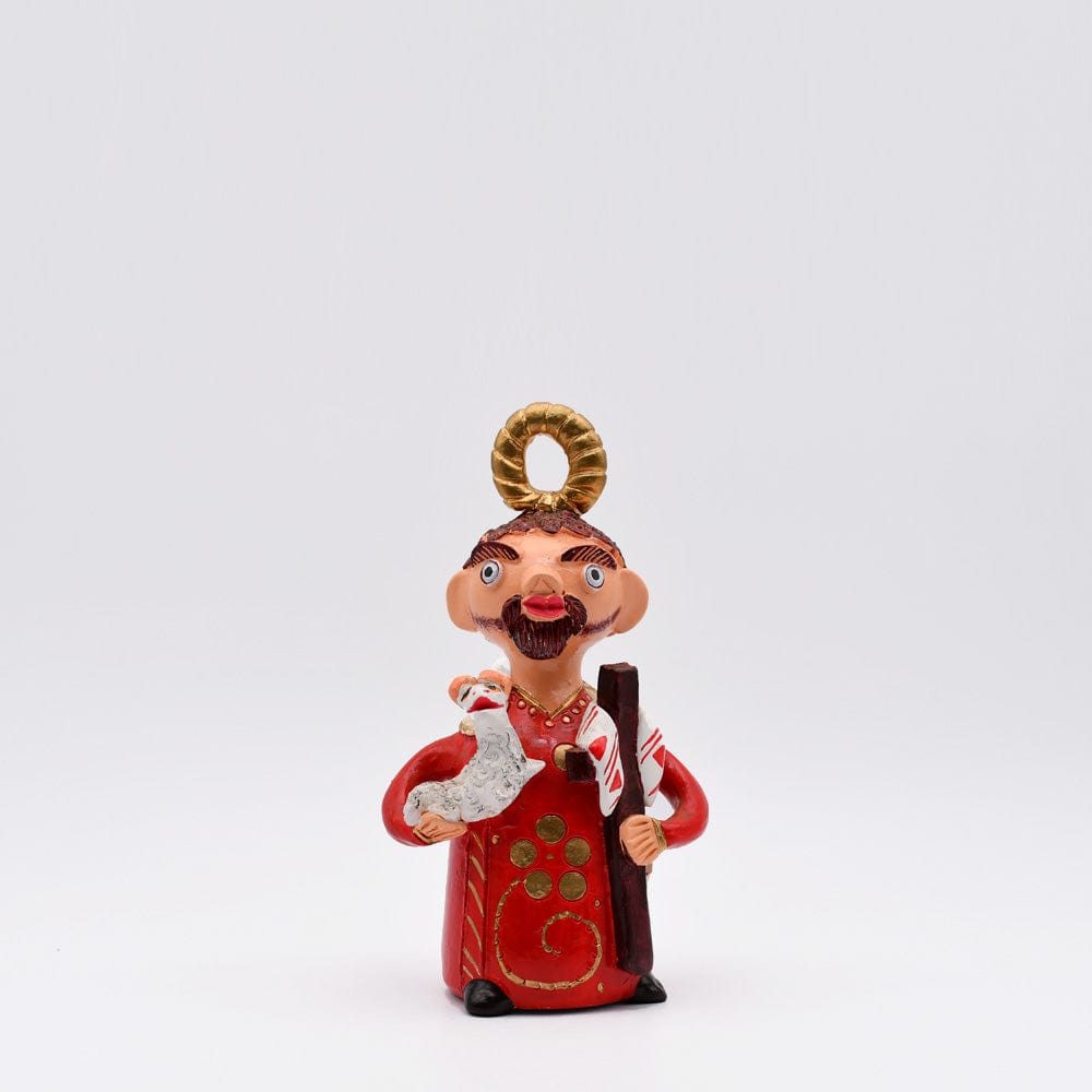 luisa-paix-o-s-o-jo-o-20cm-statuette-argile-sign-e image 1