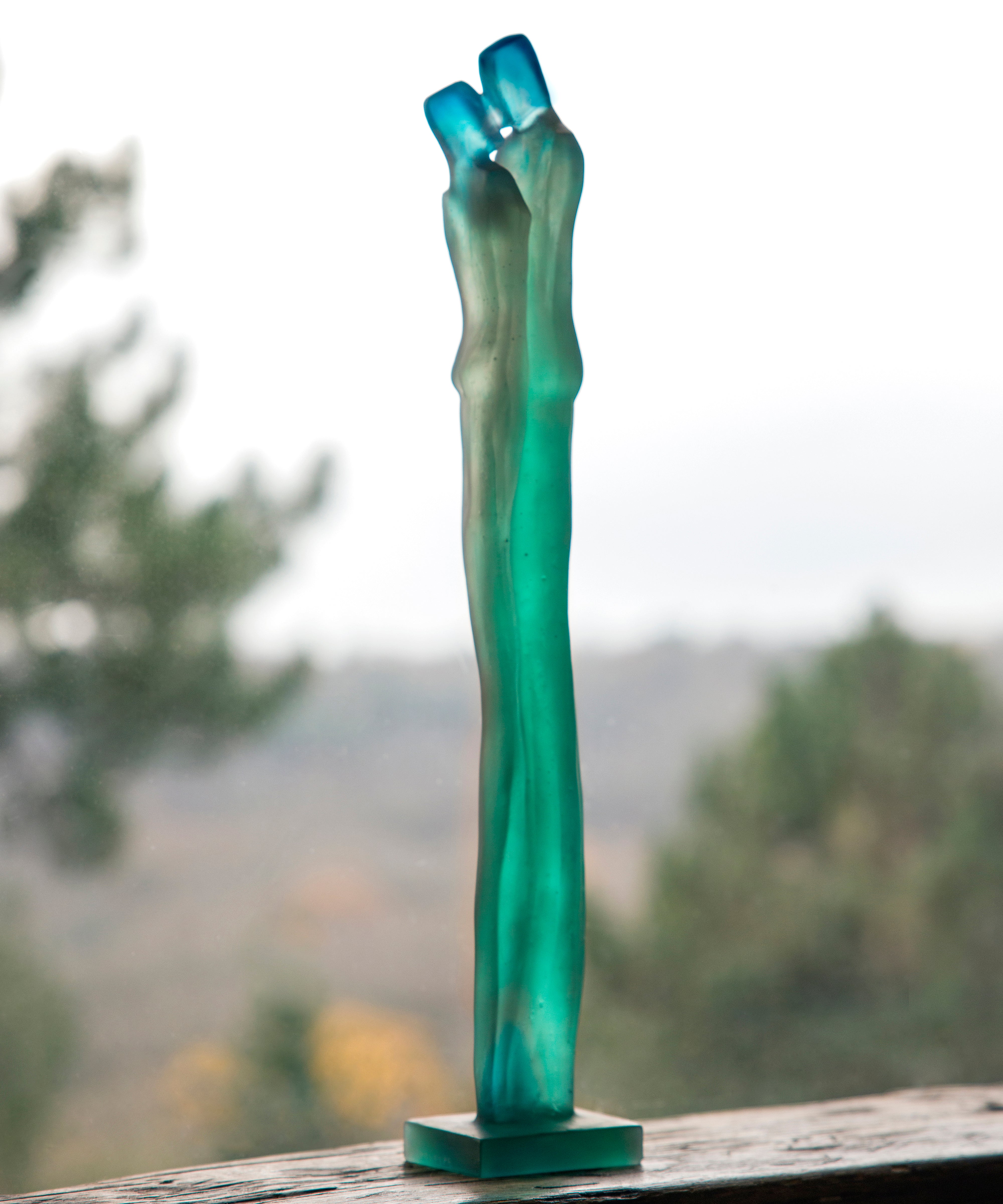 daum-univers-f-minin-d-part-bleu-vert-bonnel-sculpture-175-ex image 3