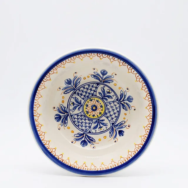 luisa-paix-o-tradicional-saladier-c-ramique-26cm-peint-main image 1