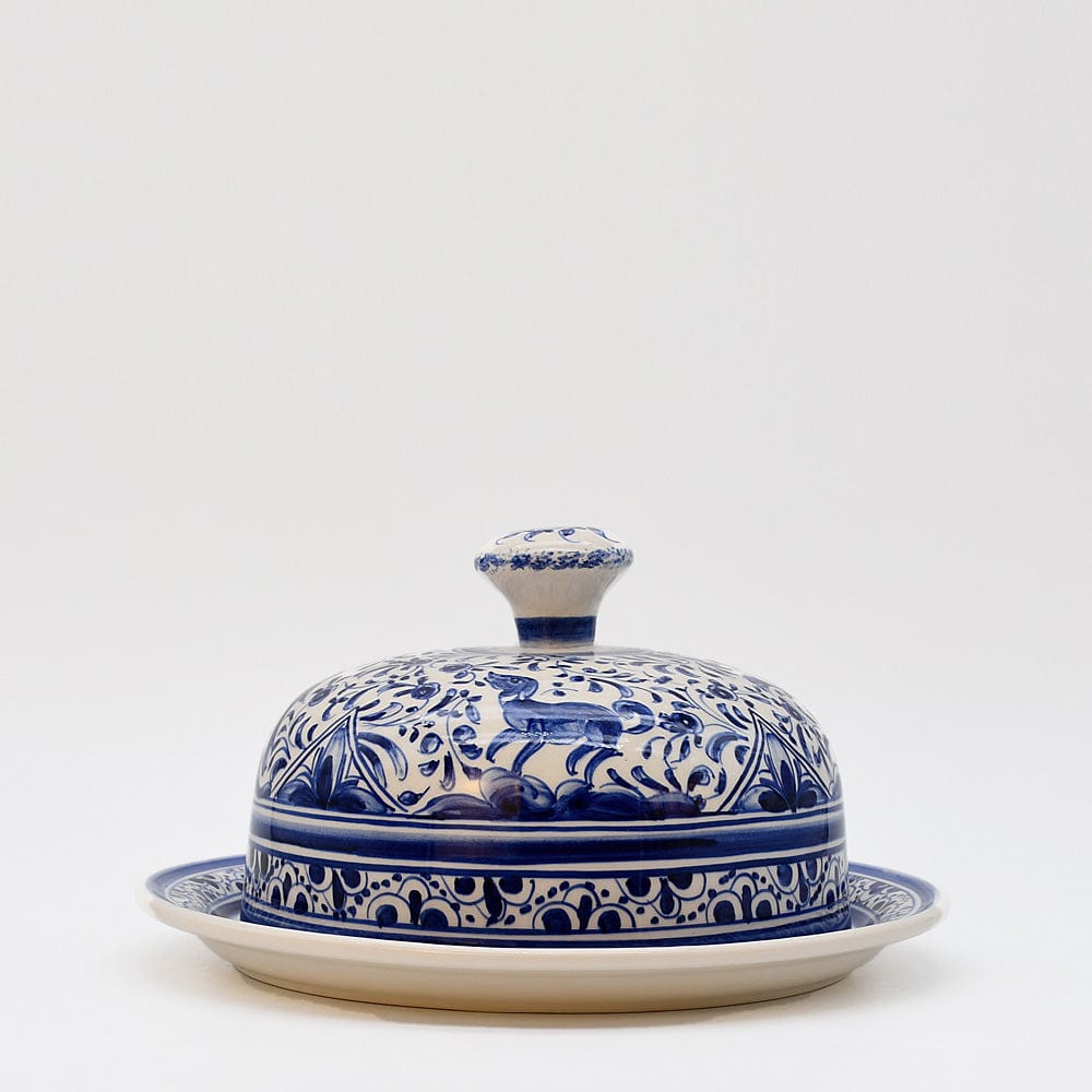 luisa-paix-o-vaisselle-portugaise-plateau-fromage-coimbra-bleu-24-cm image 1