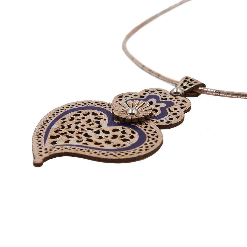 luisa-paix-o-bijoux-du-portugal-collier-li-ge-coeur-de-viana-bleu image 2