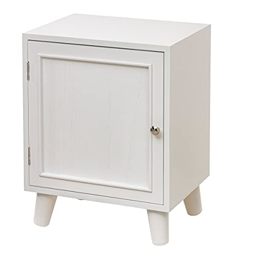 baroni-home-table-de-chevet-1-porte-meuble-blanc-40x30x51-cm image 7