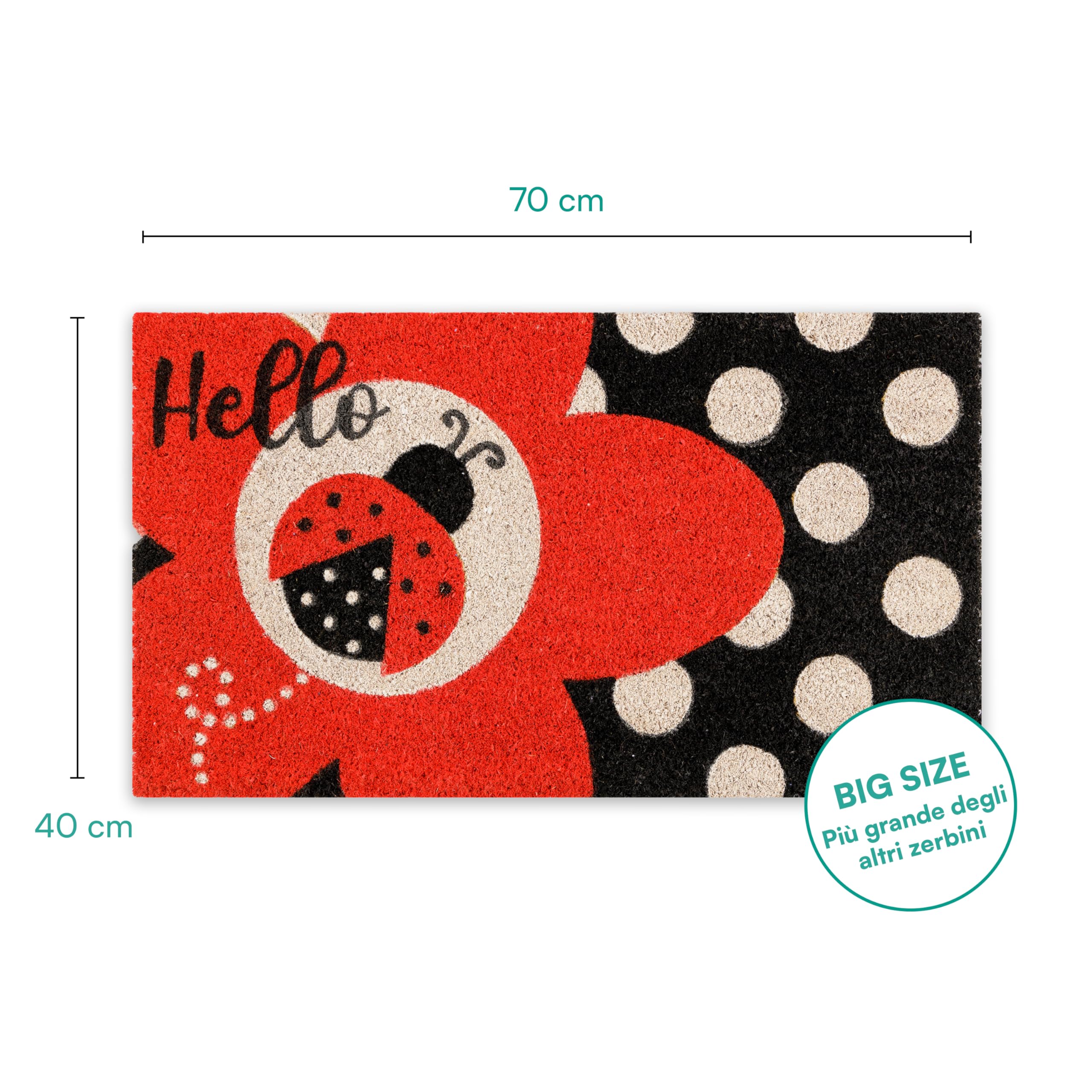 baroni-home-tessile-casa-paillasson-coco-coccinelles-70x40-cm image 3