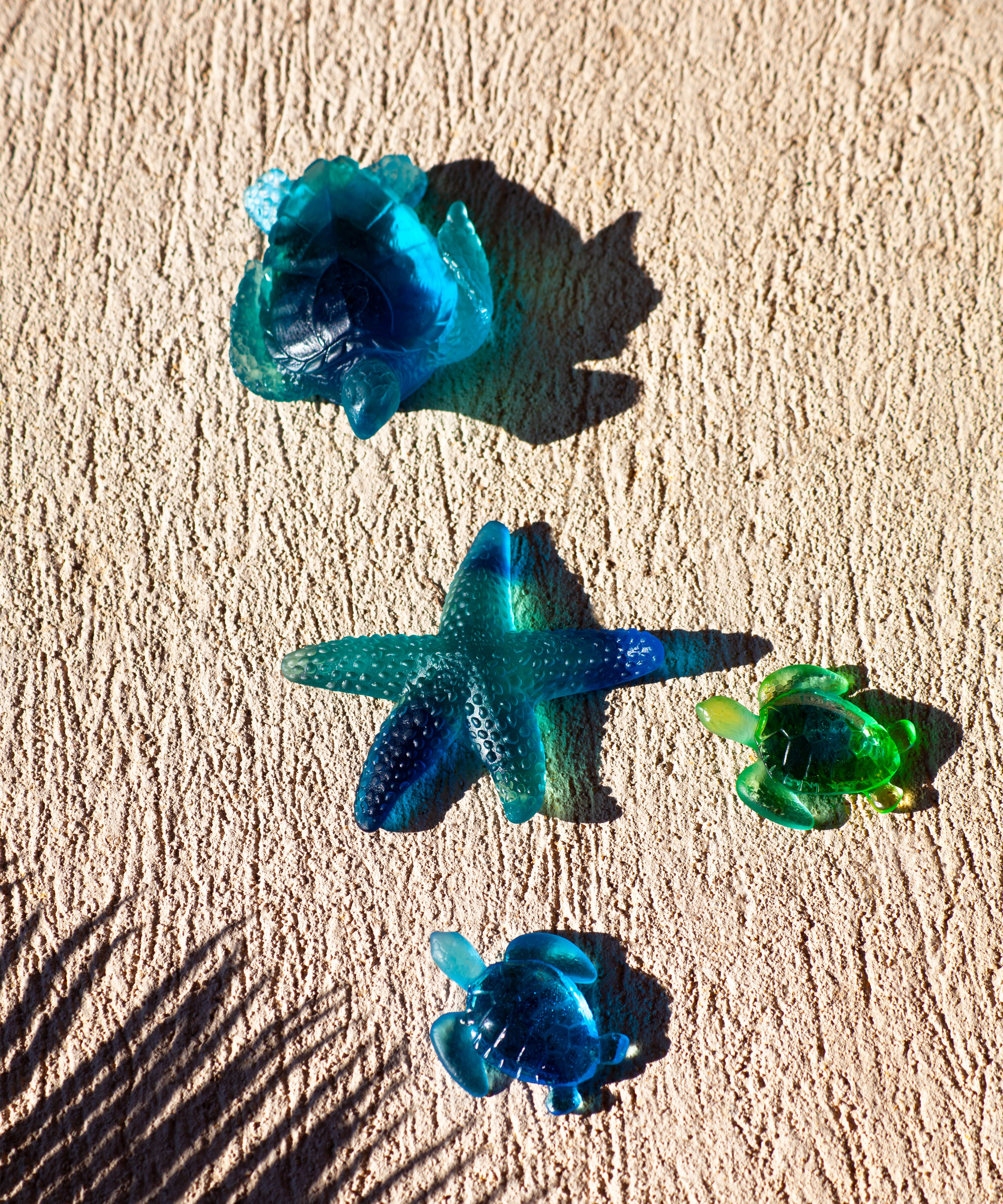 daum-univers-animalier-mini-tortue-sculpture-turquoise image 2