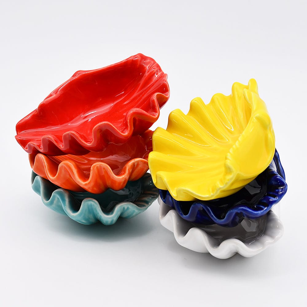 luisa-paix-o-vaisselle-portugaise-plat-coquille-st-jacques-orange-14-cm-2 image 3