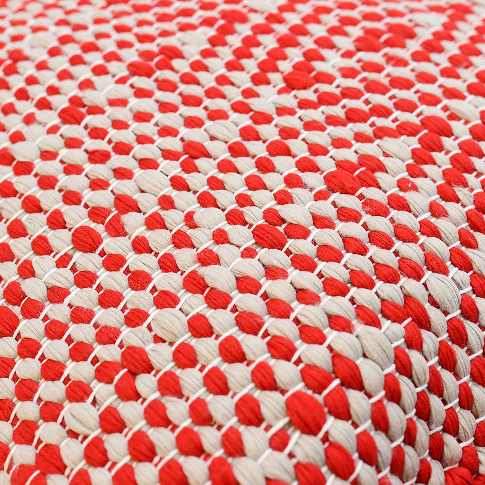 luisa-paix-o-housse-de-coussin-fibres-recycl-es-rouge-40x40cm image 2