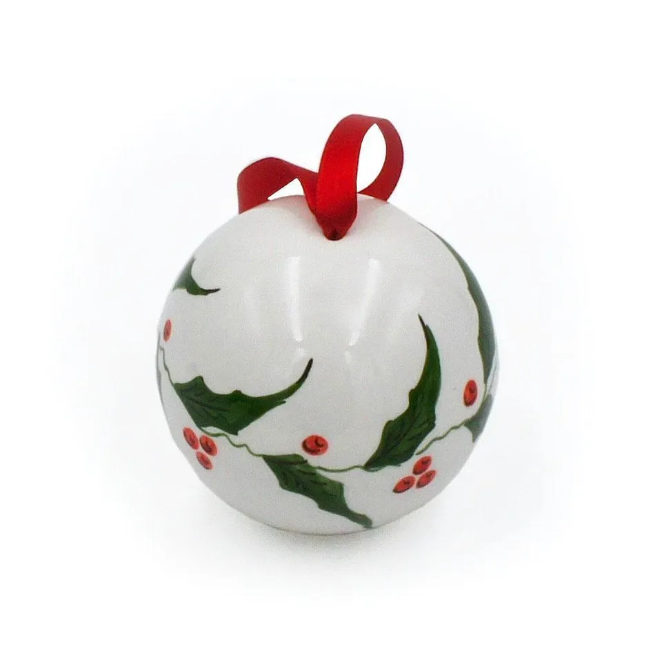 luisa-paix-o-vaisselle-portugaise-boule-no-l-c-ramique-9-cm image 1