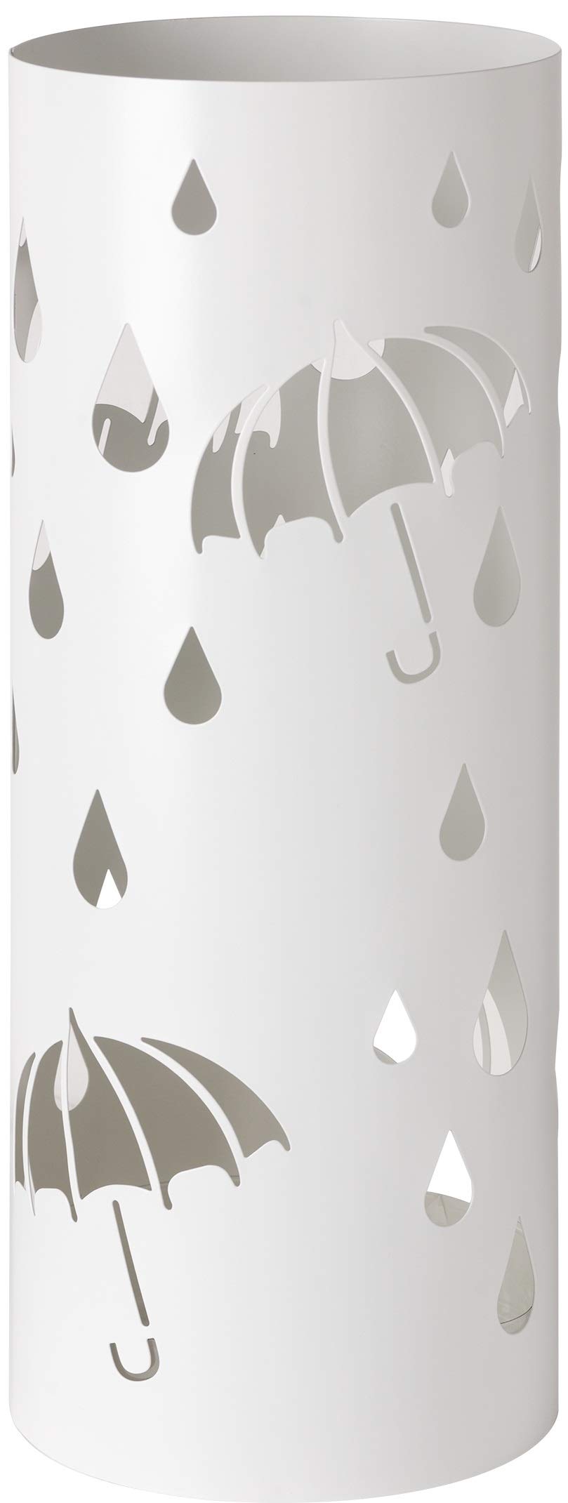baroni-home-portaombrelli-porte-parapluie-cylindrique-blanc-49-cm image 1