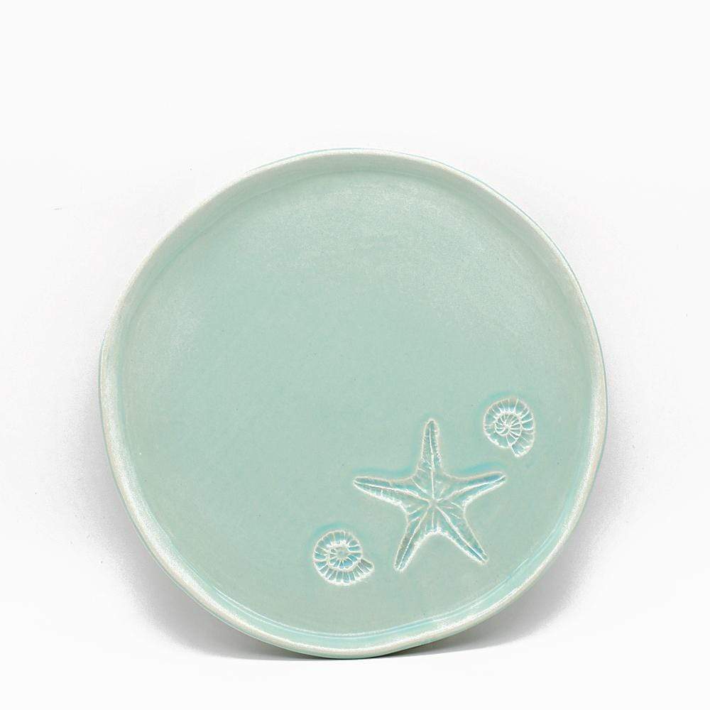 luisa-paix-o-estrela-do-mar-assiette-verte-27-cm-c-ramique image 1