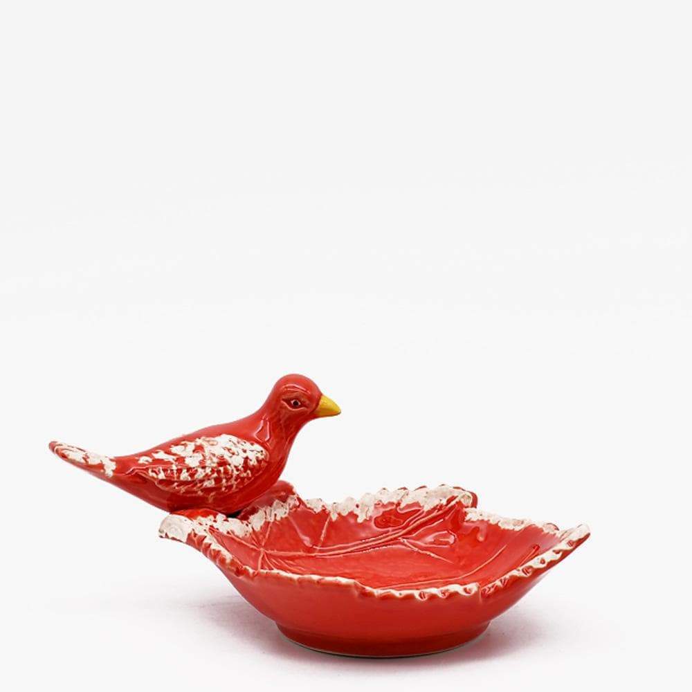 luisa-paix-o-p-ssaro-plat-c-ramique-rouge-19-cm-caldas image 1