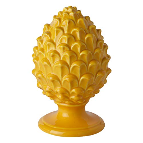 baroni-home-decorazioni-pomme-de-pin-d-coration-porcelaine-18-cm image 3