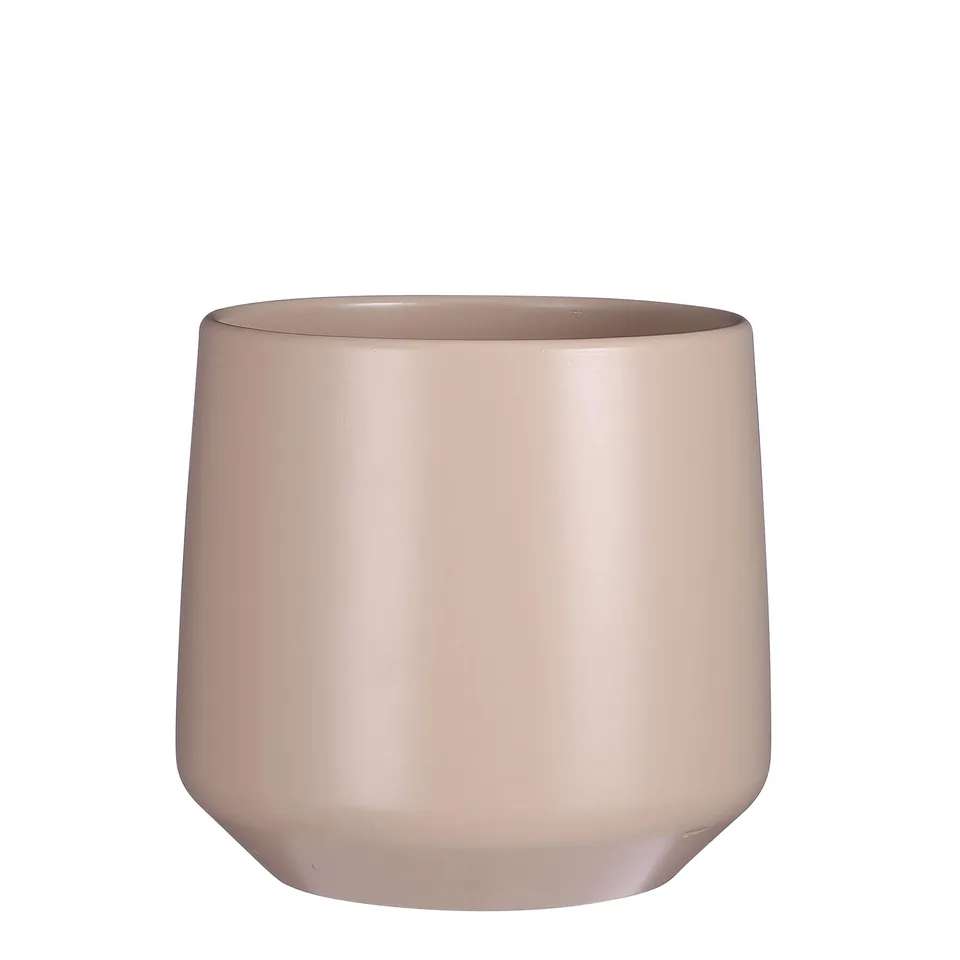 mica-decorations-amber-pot-fleurs-rose-clair-28-cm image 1