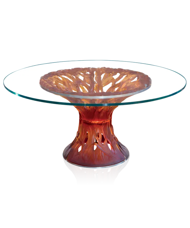 daum-v-g-tale-table-6-l-ments-cristal-ambre image 1